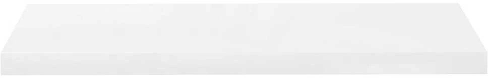 Pakabinamos lentynos, 4vnt., baltos, 80x23,5x3,8cm, MDF