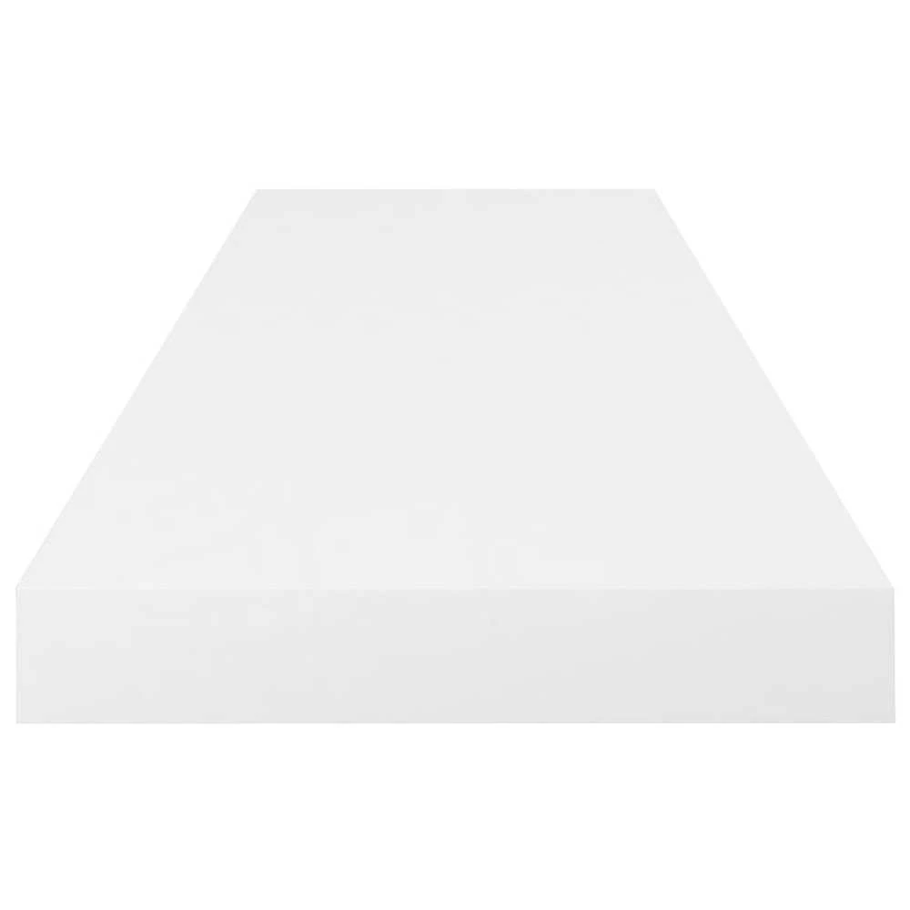 Pakabinamos lentynos, 4vnt., baltos, 80x23,5x3,8cm, MDF