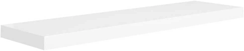 Pakabinamos lentynos, 4vnt., baltos, 90x23,5x3,8cm, MDF