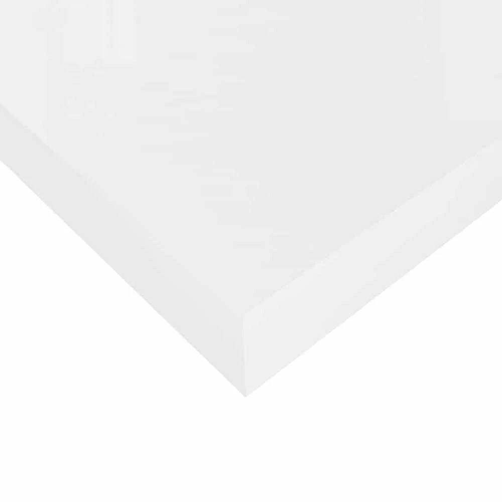 Pakabinamos lentynos, 4vnt., baltos, 90x23,5x3,8cm, MDF