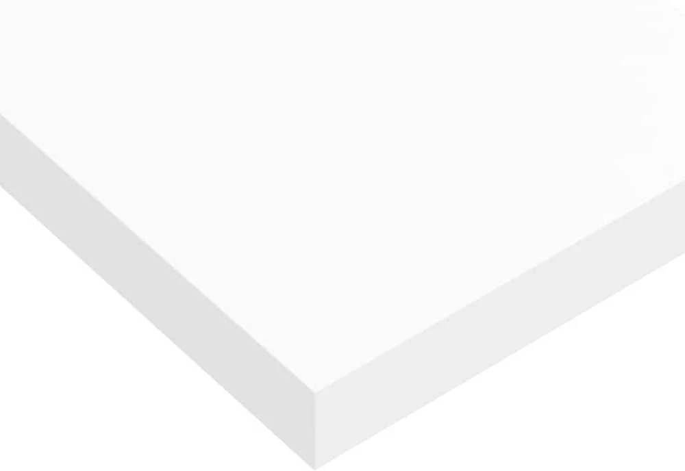 Pakabinamos lentynos, 4vnt., baltos, 90x23,5x3,8cm, MDF