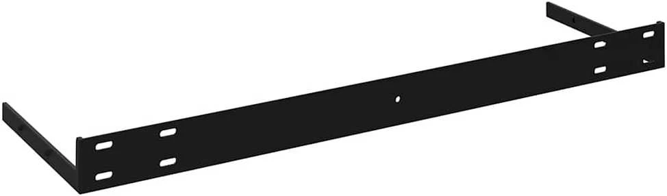 Pakabinamos lentynos, 4vnt., pilkos, 90x23,5x3,8cm, MDF