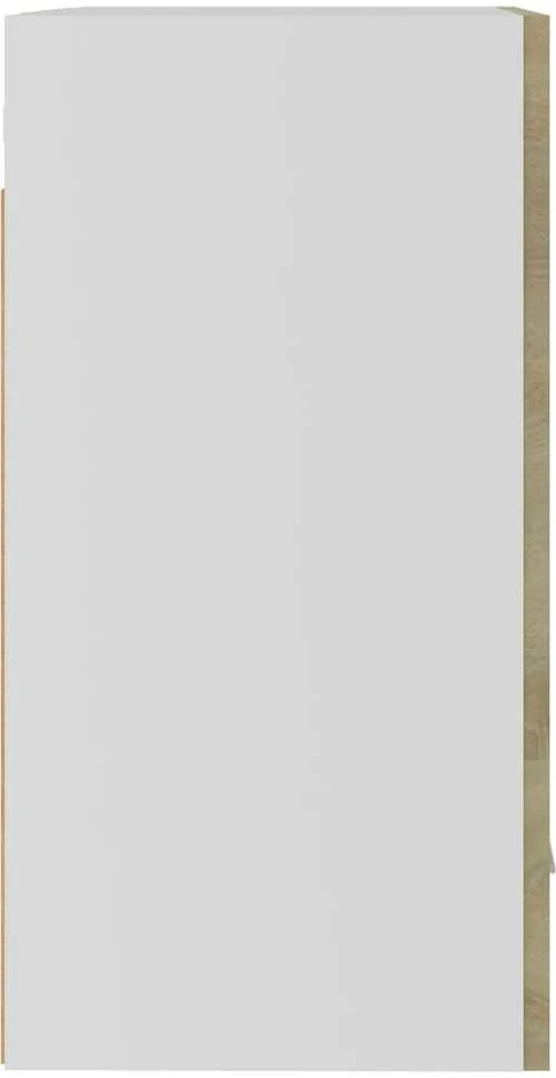 Pakabinamos spintelės, 2vnt., ąžuolo, 50x31x60cm, mediena