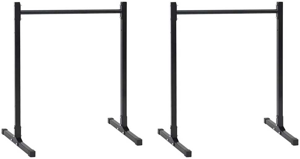 Dip stotis 2 vnt. Juoda 55 x 90 x 104.5 cm
