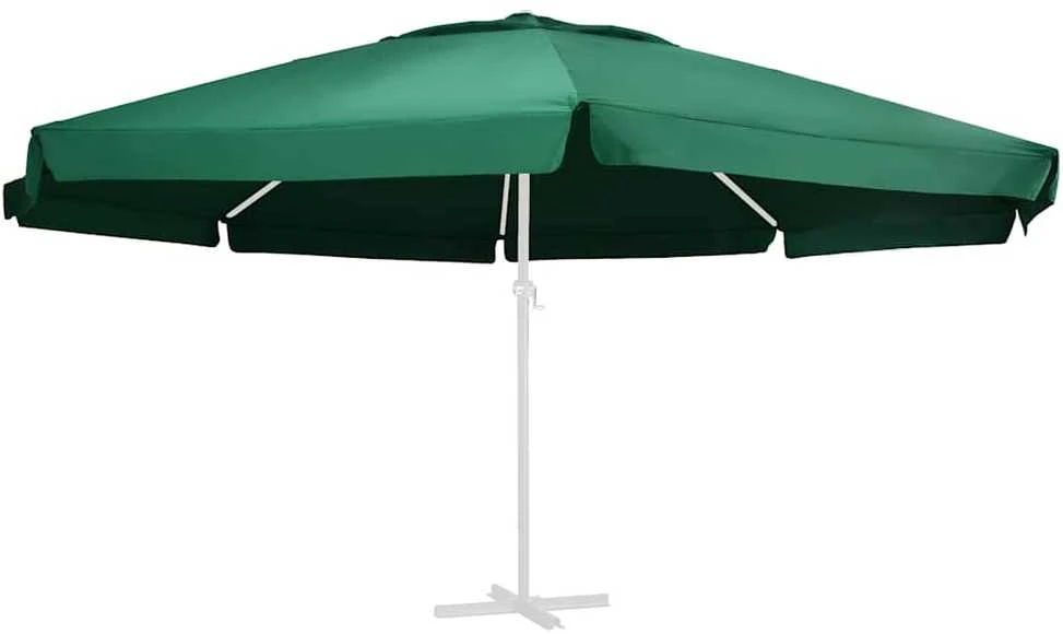 Pakaitinis audinys lauko skėčiui nuo saulės, žalias, 600cm