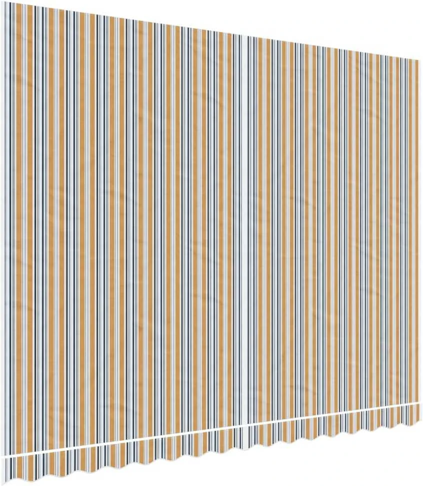 Pakaitinis audinys markizei, įvairių spalvų, 4x3m, dryžuotas