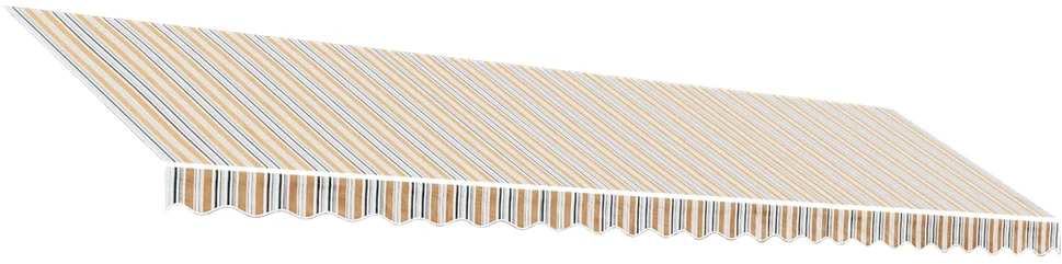 Pakaitinis audinys markizei, įvairių spalvų, 6x3m, dryžuotas