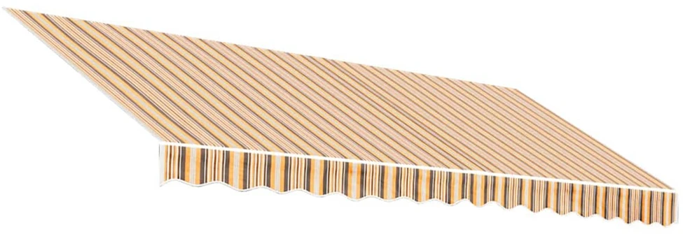 Pakaitinis audinys markizei, įvairių spalvų, 4x3,5m, dryžuotas