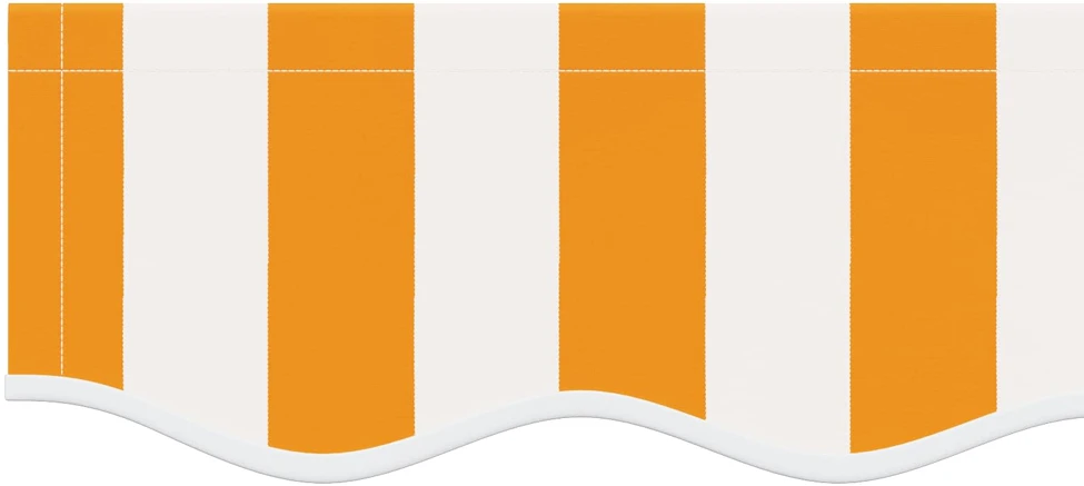Markizės uždangalas, oranžinė ir balta, 350x250cm