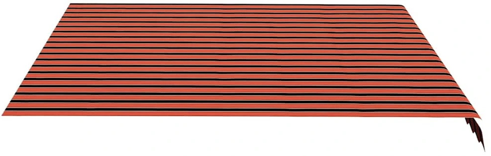 Pakaitinis audinys markizei, oranžinės ir rudos spalvos, 4x3,5m