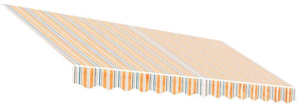 Pakaitinis audinys markizei, spalvotas, 3,5x2,5m, dryžuotas