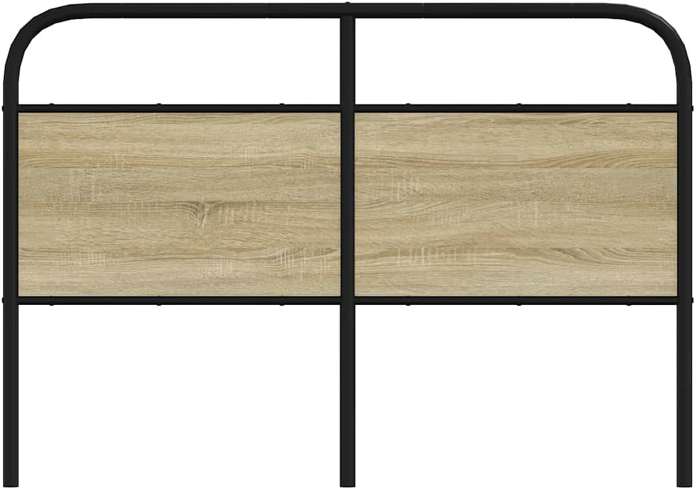 Pakaitinis galvūgalis, ąžuolo spalvos, 120 cm, plienas ir mediena