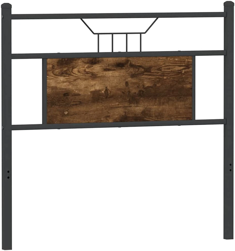 Pakaitinis galvūgalis, dūminio ąžuolo spalvos, 80cm, mediena ir plienas