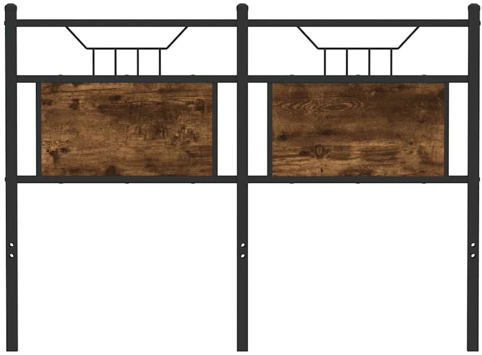 Pakaitinis galvūgalis, dūminio ąžuolo spalvos, 120cm, mediena ir plienas