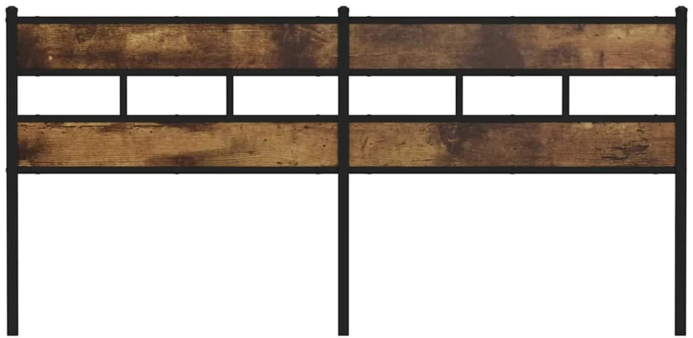 Galvūgalis, dūminio ąžuolo spalvos, 200cm, geležis ir mediena