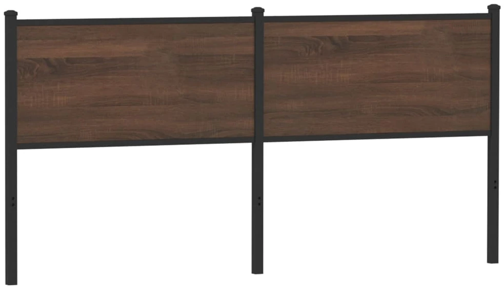 Pakaitinis galvūgalis, ruda ąžuolo spalvos, 160cm, mediena ir plienas