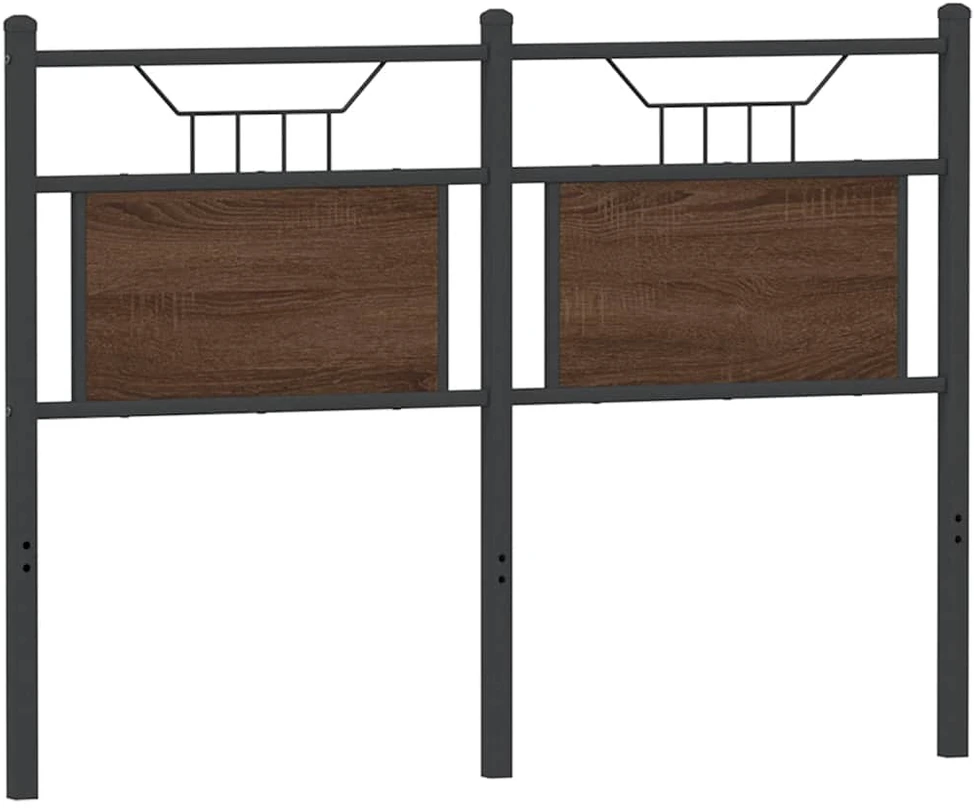 Pakaitinis galvūgalis, ruda ąžuolo spalvos, 120cm, mediena ir plienas