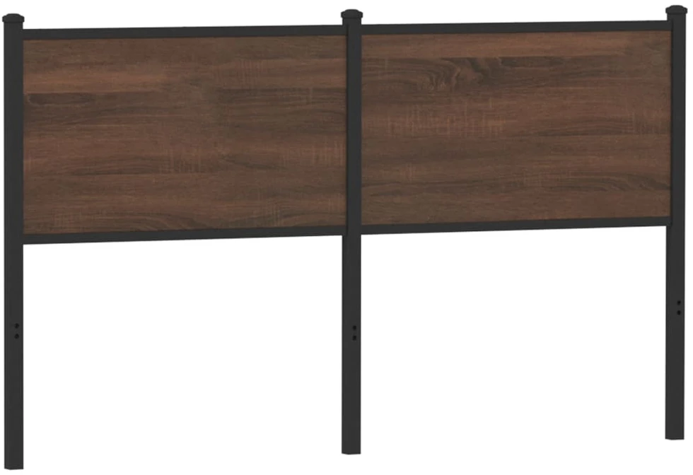 Pakaitinis galvūgalis, ruda ąžuolo spalvos, 140cm, mediena ir plienas