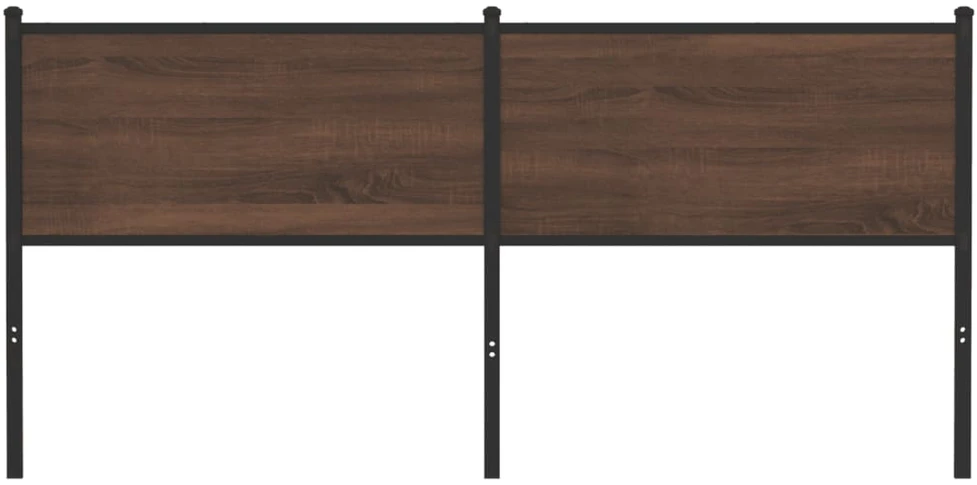 Pakaitinis galvūgalis, ruda ąžuolo spalvos, 160cm, mediena ir plienas