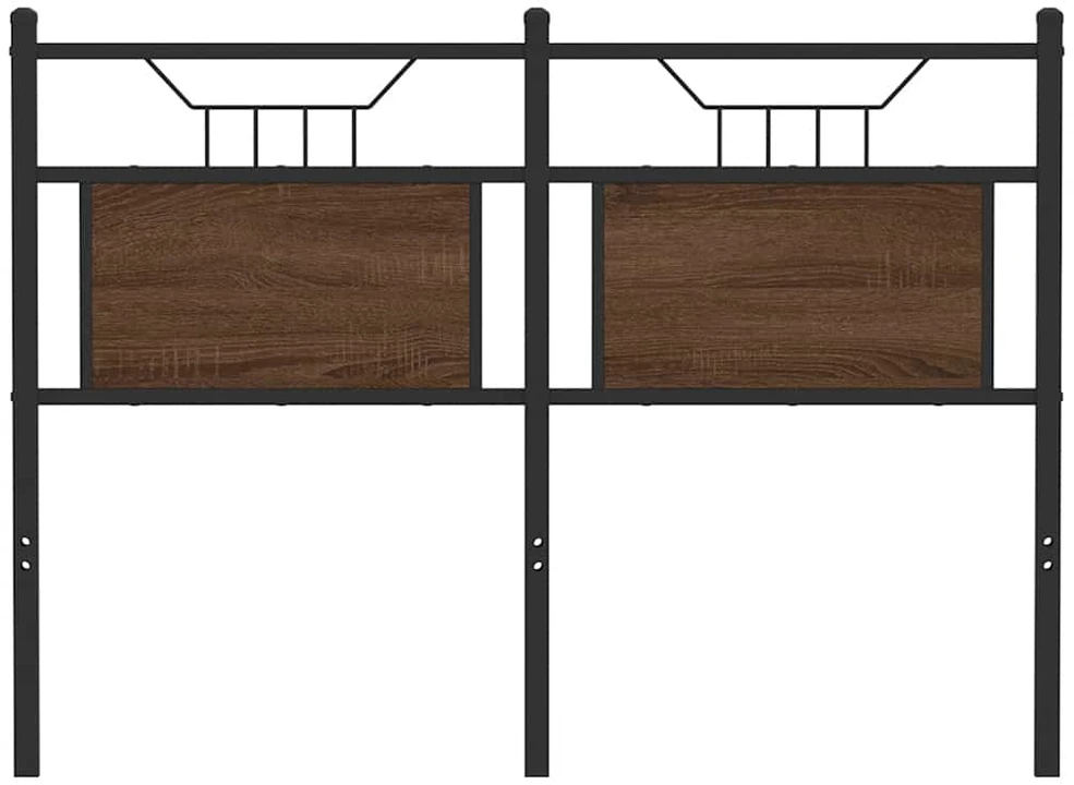 Pakaitinis galvūgalis, ruda ąžuolo spalvos, 120cm, mediena ir plienas