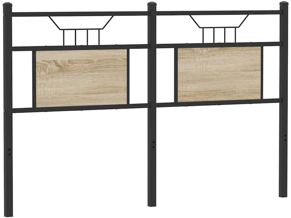 Pakaitinis galvūgalis Sonoma ąžuolas 137 cm Mediena ir plienas