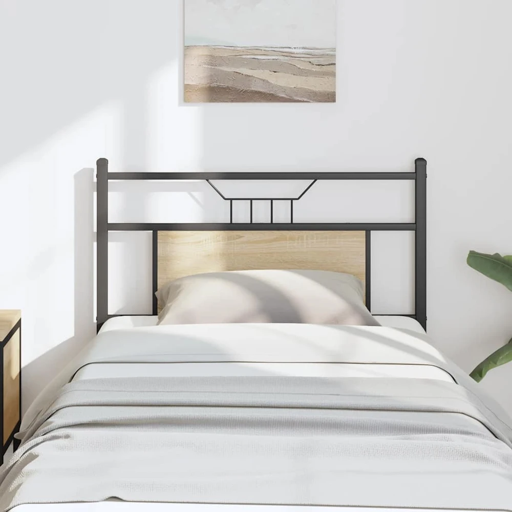 Pakaitinis galvūgalis Sonoma ąžuolas 90 cm Mediena ir plienas