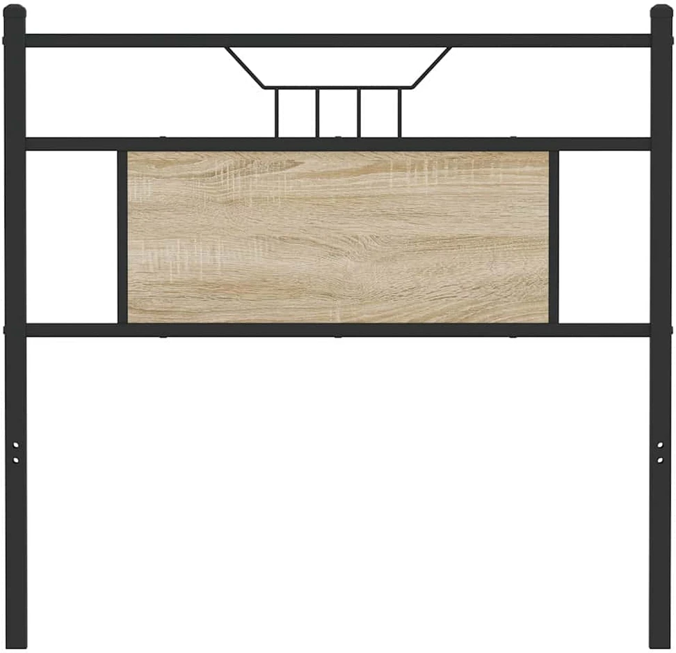 Pakaitinis galvūgalis Sonoma ąžuolas 90 cm Mediena ir plienas