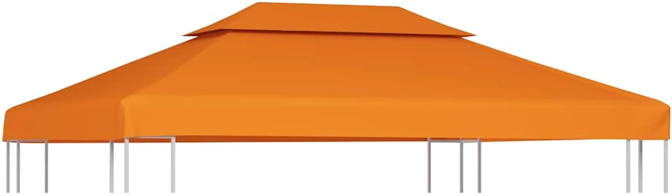 Pakaitinis pavėsinės uždangalas, oranžinis, 3x4m, 310g/m²