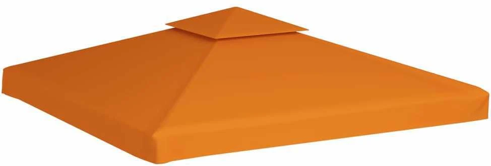 Pakaitinis pavėsinės uždangalas, oranžinis, 3x3m, 310g/m²