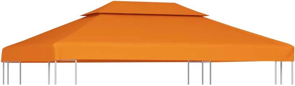 Pakaitinis pavėsinės uždangalas, oranžinis, 3x4m, 310g/m²