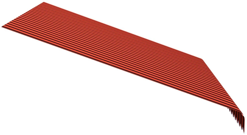 Markizės pakaitinis audinys Oranžinė ir ruda 350 x 250 cm