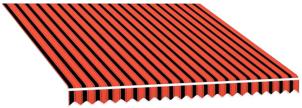 Markizės pakaitinis audinys Oranžinė ir ruda 300 x 250 cm