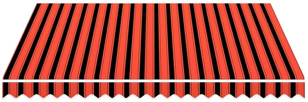 Markizės pakaitinis audinys Oranžinė ir ruda 300 x 250 cm