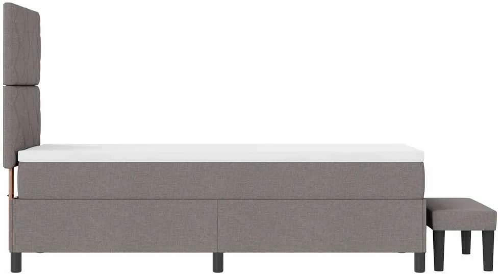 Kiemas lova su galvūgalio Tortora 80 x 200 cm audinys