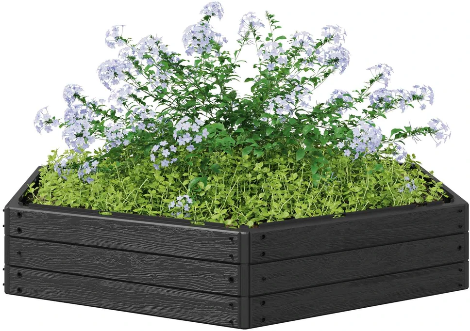 Pakelta lova Juoda 148 x 129 x 25 cm PP