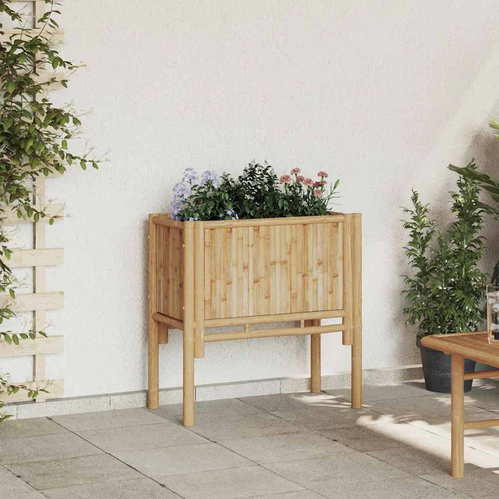 Pakelta lova Ruda 70 x 35 x 70 cm Bambukas
