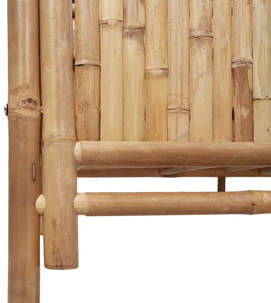 Pakelta lova Ruda 70 x 35 x 70 cm Bambukas