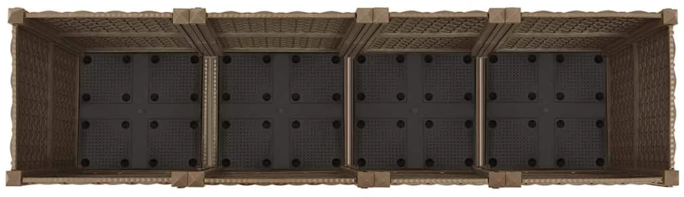 Aukštas lovelis, 160x40x38cm, polipropilenas
