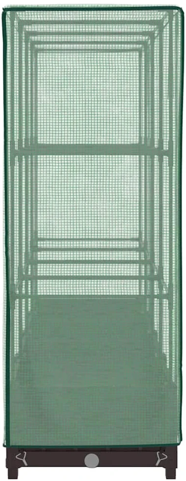 Pakelta lysvė su šiltnamio dangčiu, 160x40x123cm