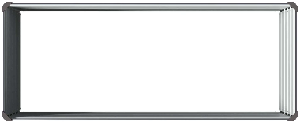 Pakelta sodo lova Antracito 100 x 40 x 55 cm