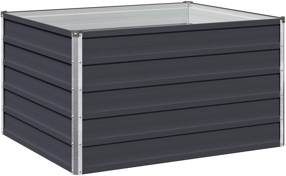 Pakelta sodo lova Antracito 100 x 80 x 55 cm