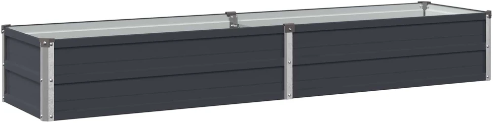 Pakelta sodo lova Antracito 160 x 40 x 24 cm