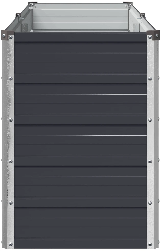 Pakelta sodo lova Antracito 160 x 40 x 55 cm