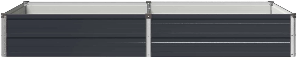 Pakelta sodo lova Antracito 160 x 80 x 24 cm