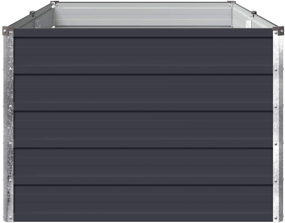 Pakelta sodo lova Antracito 160 x 80 x 55 cm
