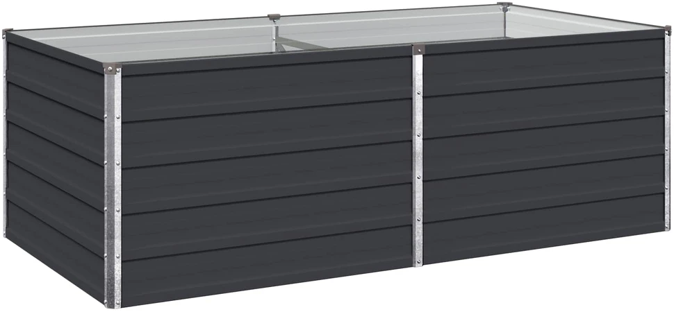 Pakelta sodo lova Antracito 160 x 80 x 55 cm