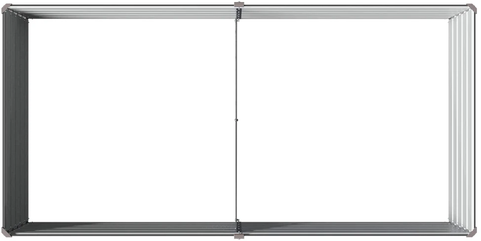 Pakelta sodo lova Antracito 160 x 80 x 55 cm