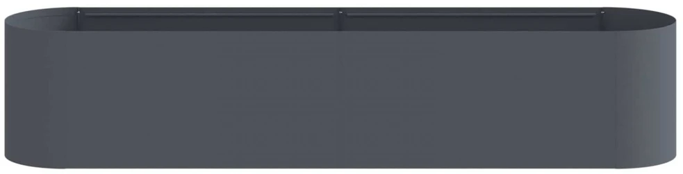 Pakelta sodo lova Antracito 200 x 40 x 40 cm
