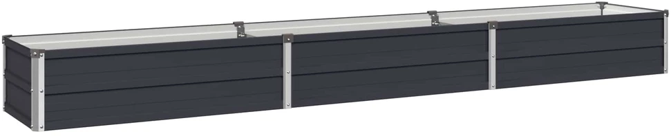 Pakelta sodo lova Antracito 240 x 40 x 24 cm