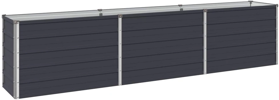 Pakelta sodo lova Antracito 242 x 40 x 55 cm